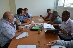 Membros da CEI do Samu na primeira reunião de trabalho