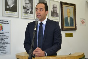 Vereador Aurelio Alegrete, organizador de seminário local