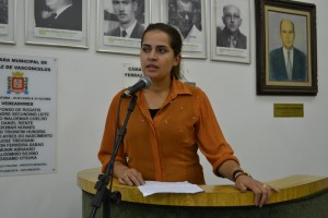 Vereadora suplente Palmira Oliveira (PSB)