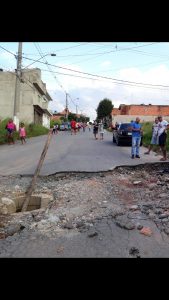 Read more about the article Eliel pede urgência no fechamento de cratera no Pq. Atlântida
