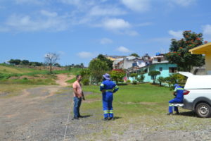 Read more about the article Sabesp faz levantamento topográfico para instalar rede de esgoto no Senhora do Caminho
