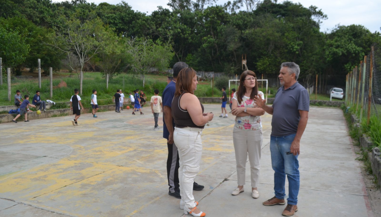 Neto destina emenda para a cobertura de quadra de escola no Cambiri