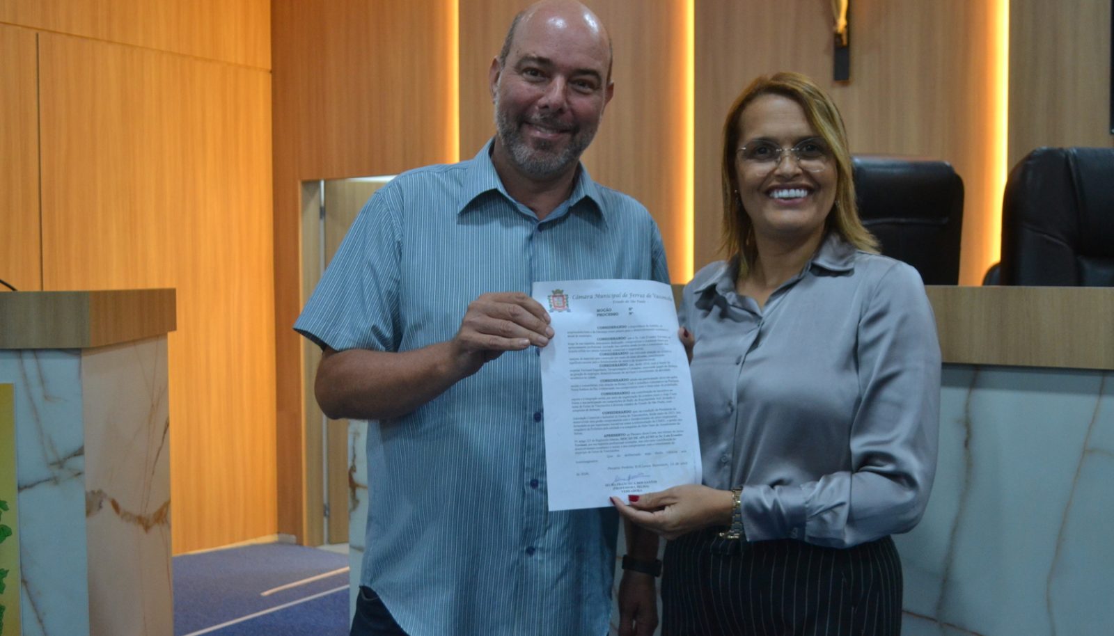 Vereadora propõe moção de aplausos ao empresário Luís Trevisani